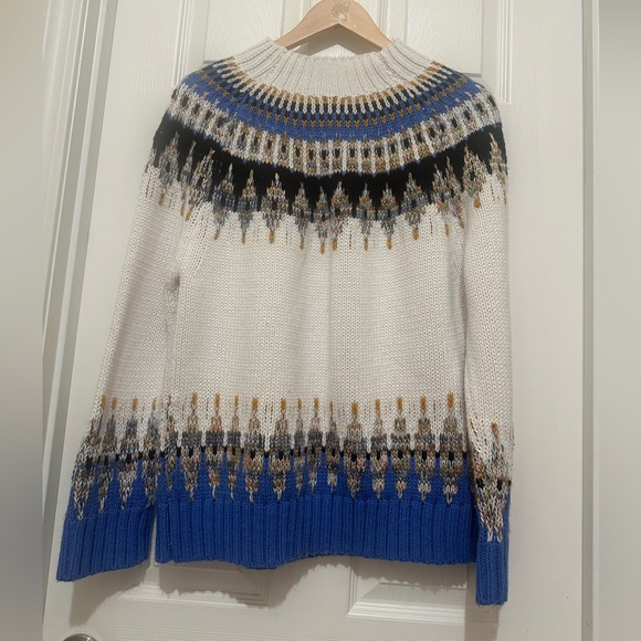 Coco Bleu Cozy Knit  Sweater with old sparkle threading size Large - Picture 4 of 5